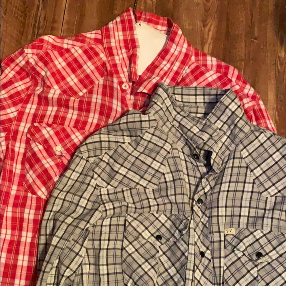 Salt valley western men’s shirts two